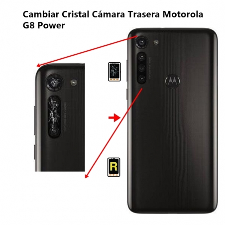 Cambiar Cristal Cámara Trasera Motorola G8 Power
