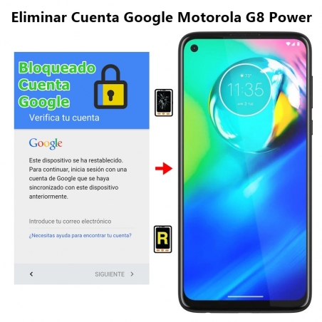 Eliminar Cuenta Google Motorola G8 Power