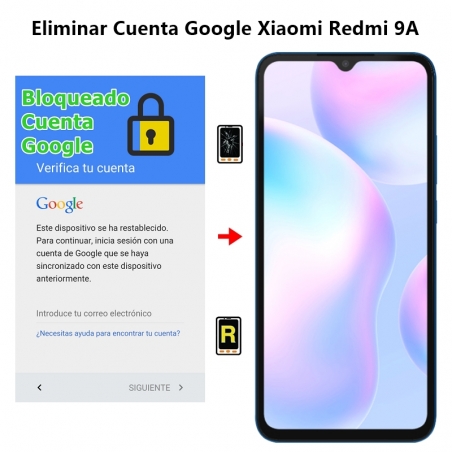 Eliminar Cuenta Google Xiaomi Redmi 9A
