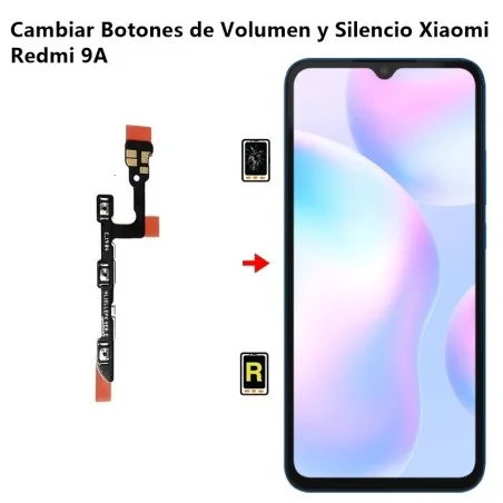 Cambiar Botones de Volumen y Silencio Xiaomi Redmi 9A