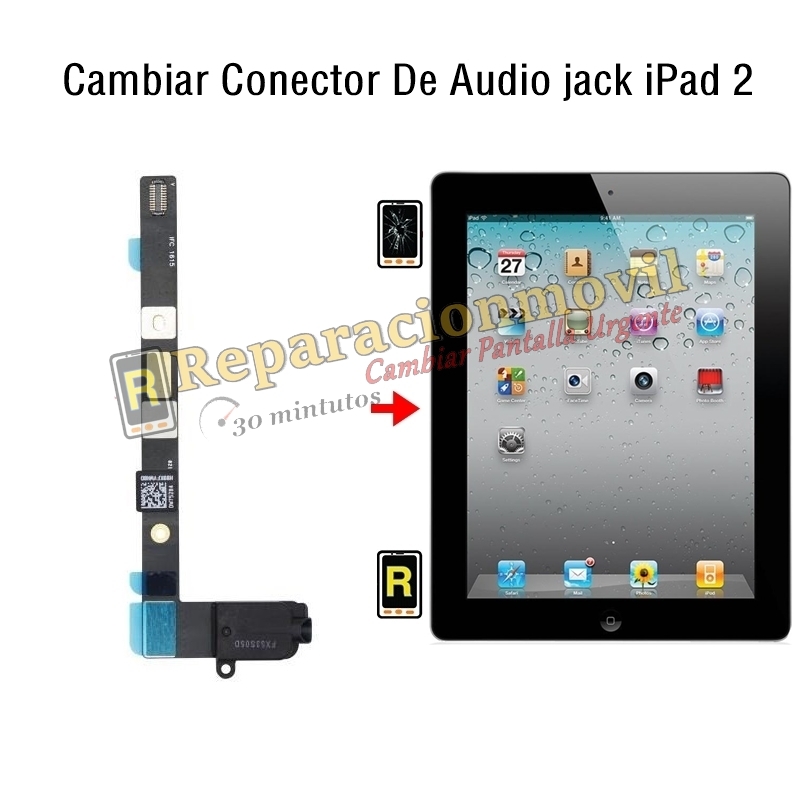 Cambiar Conector De Audio jack iPad 2