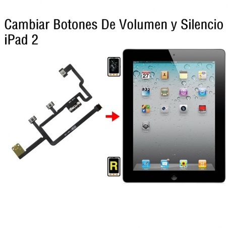 Cambiar Botones De Volumen y Silencio iPad 2