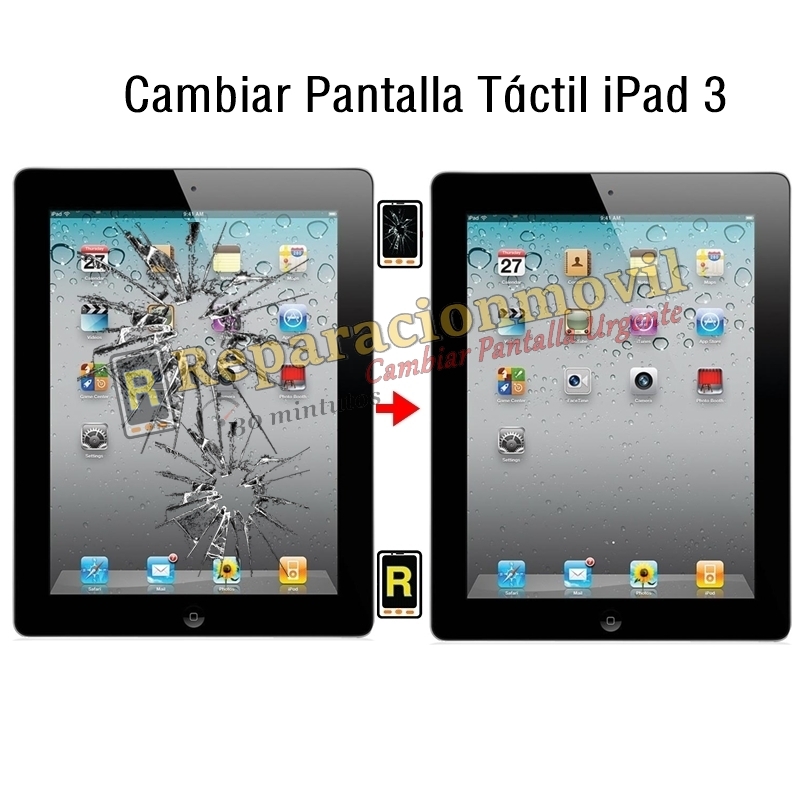 Cambiar Pantalla Táctil iPad 3