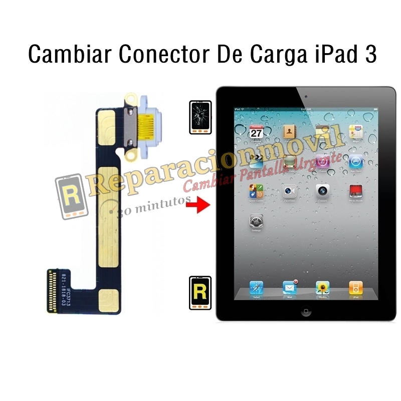 Cambiar Conector De Carga iPad 3