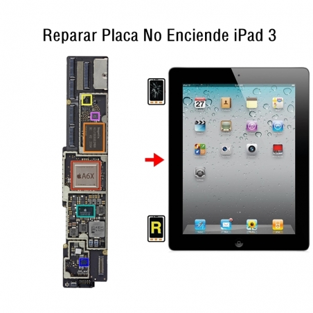 Reparar Placa No Enciende iPad 3