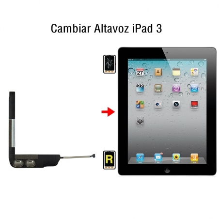 Cambiar Altavoz iPad 3