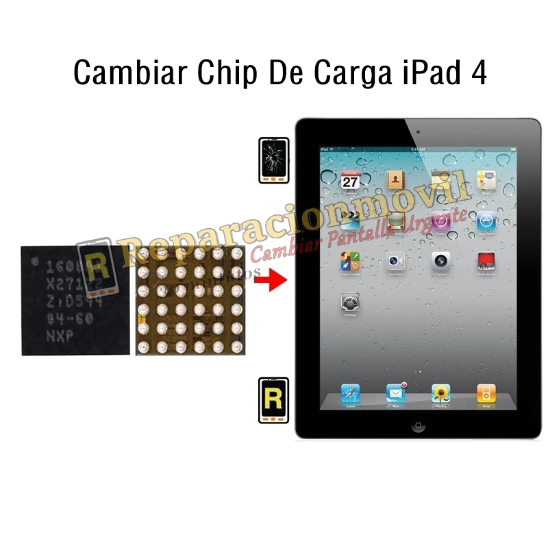 Cambiar Chip De Carga iPad 4