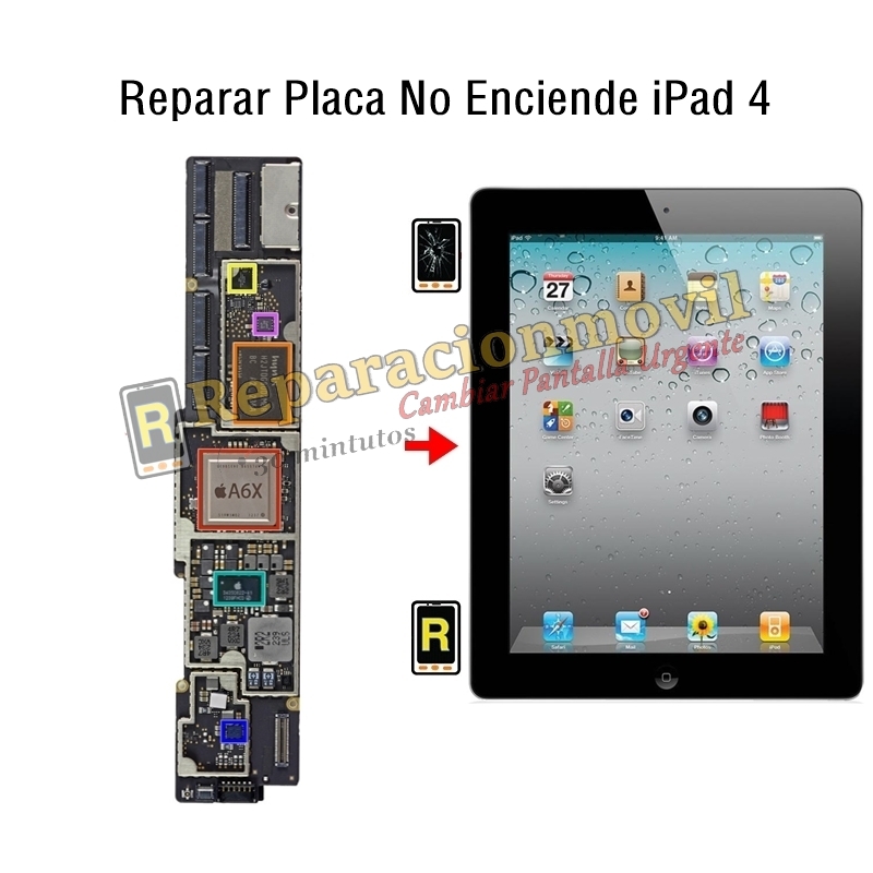 Reparar Placa No Enciende iPad 4