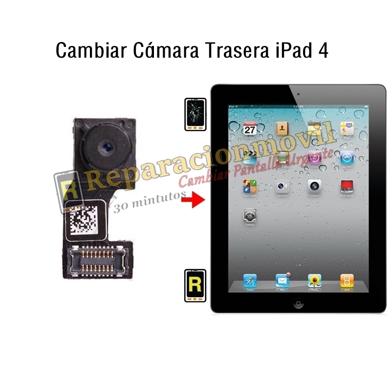 Cambiar Cámara Trasera iPad 4