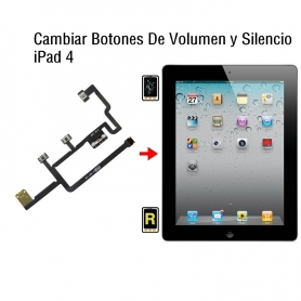 Cambiar Botones De Volumen y Silencio iPad 4