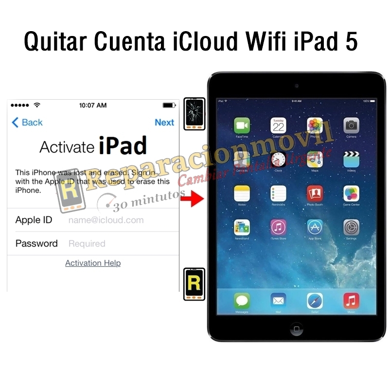 Quitar Cuenta iCloud Wifi iPad 5 2017