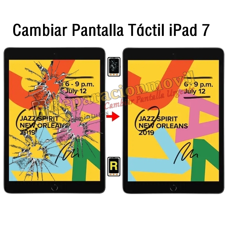 Cambiar Pantalla Táctil iPad 7 2019
