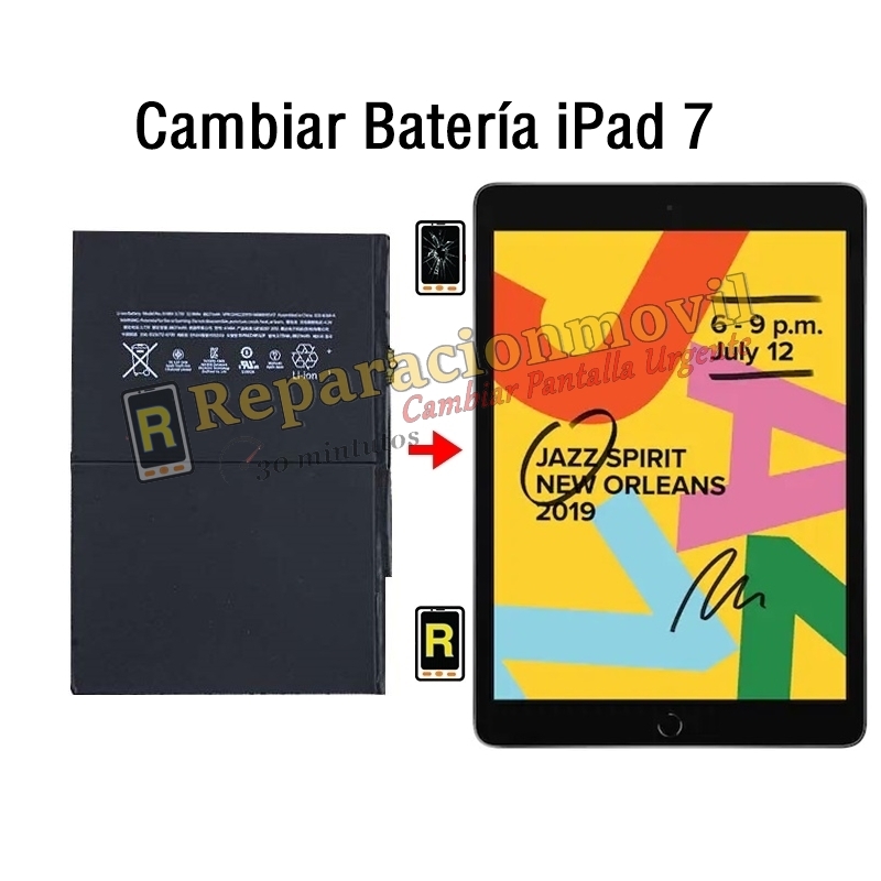 Cambiar Batería iPad 7 2019