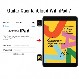 Quitar Cuenta iCloud Wifi iPad 7