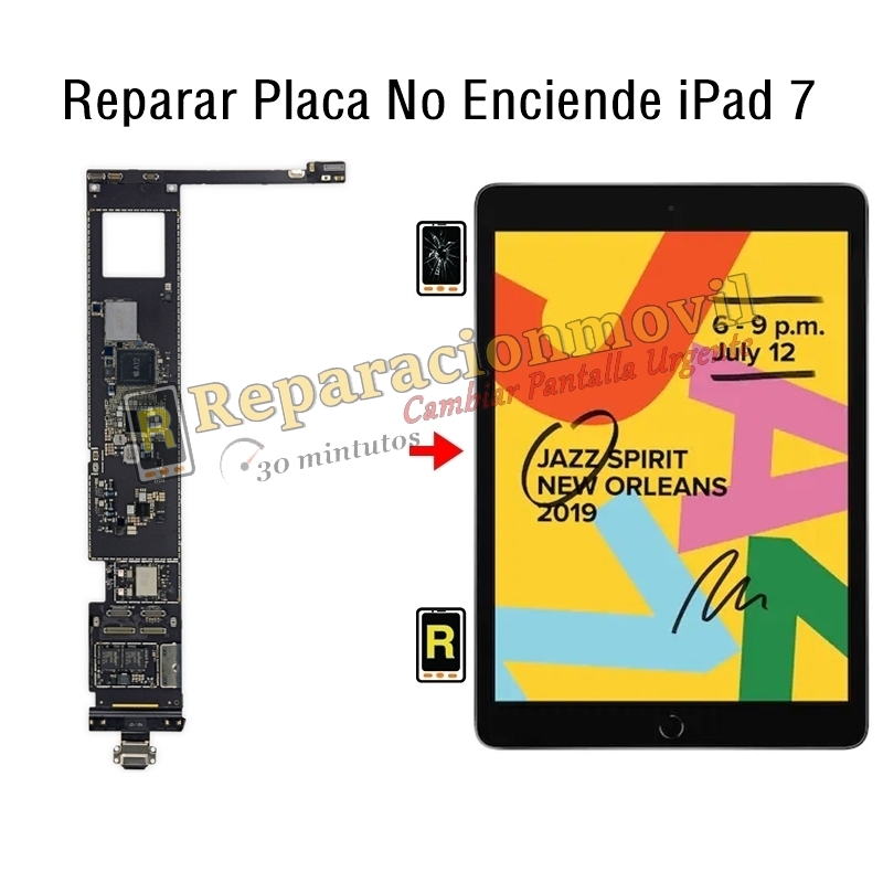 Reparar Placa No Enciende iPad 7 2019