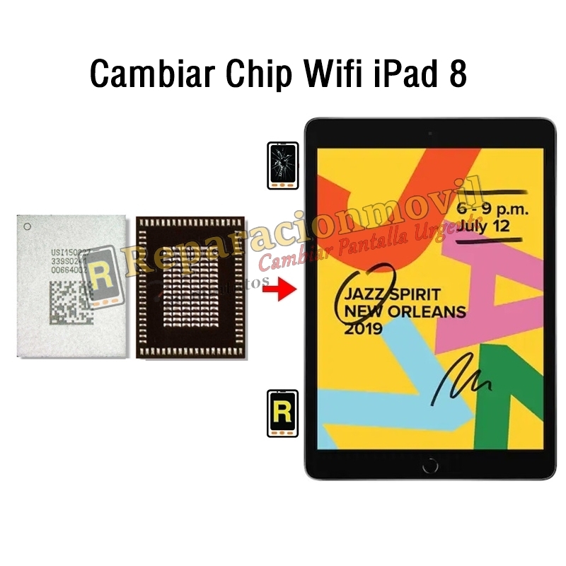 Cambiar Chip Wifi iPad 8 2020