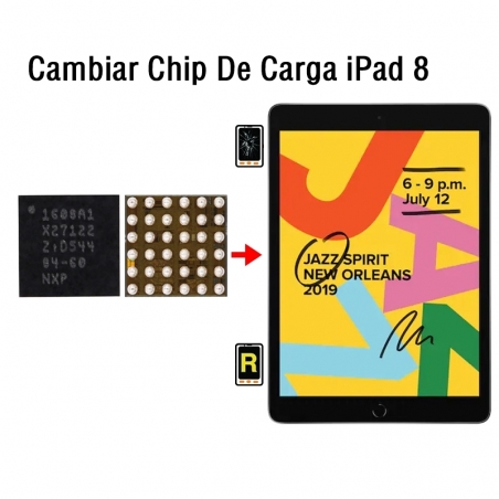 Cambiar Chip De Carga iPad 8 2020