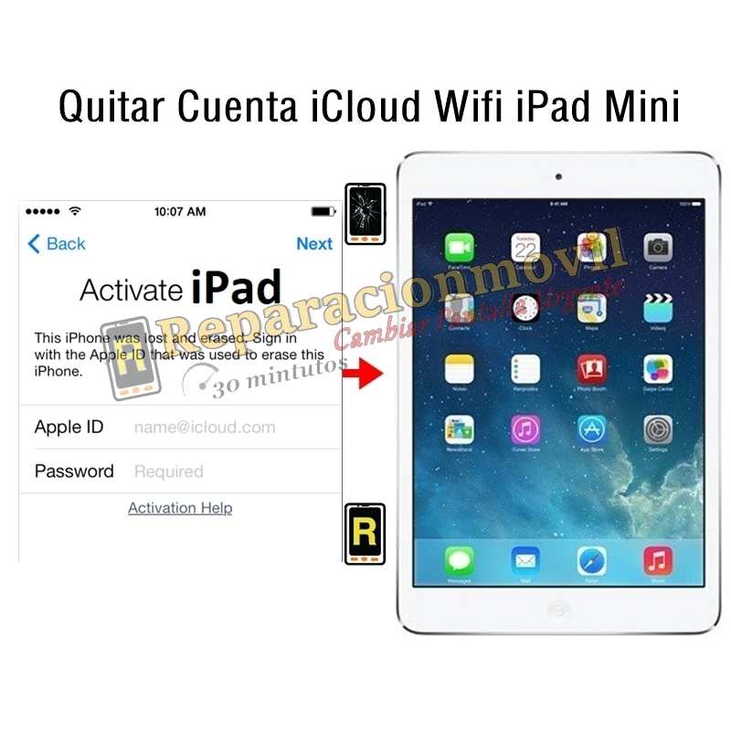 Quitar Cuenta iCloud Wifi iPad Mini