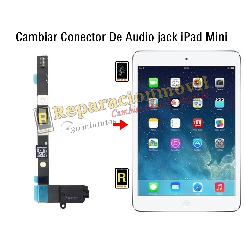 Cambiar Conector De Audio jack iPad Mini