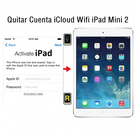 Quitar Cuenta iCloud Wifi iPad Mini 2