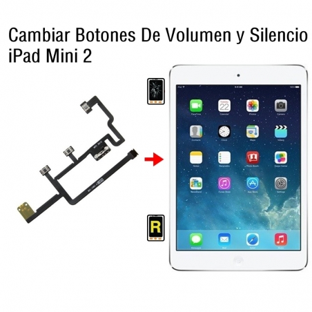 Cambiar Botones De Volumen y Silencio iPad Mini 2
