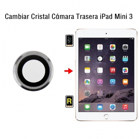 Cambiar Cristal Cámara Trasera iPad Mini 3