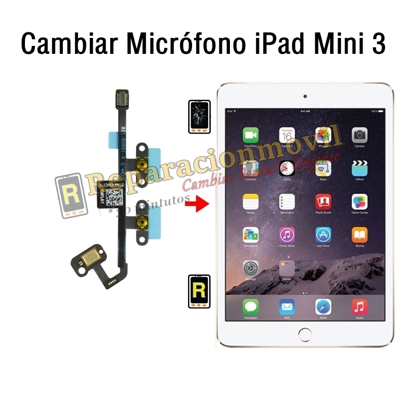Cambiar Micrófono iPad Mini 3