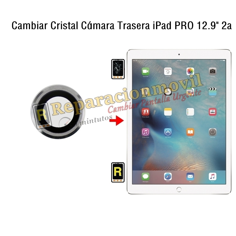 Cambiar Cristal Cámara Trasera iPad Pro 12.9 2017