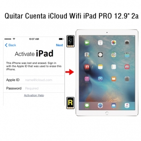 Quitar Cuenta iCloud Wifi iPad Pro 12.9 2017