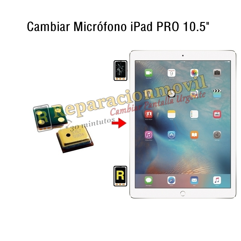 Cambiar Micrófono iPad Pro 10.5