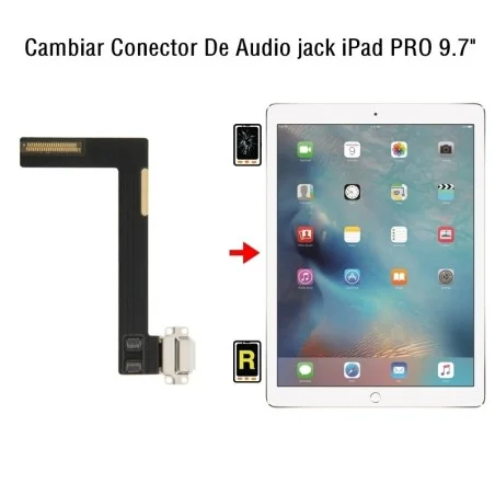 Cambiar Conector De Audio jack iPad Pro 9.7