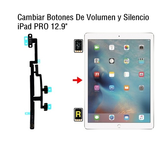 Cambiar Botones De Volumen y Silencio iPad Pro 12.9