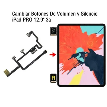 Cambiar Botones De Volumen y Silencio iPad Pro 12.9 2018