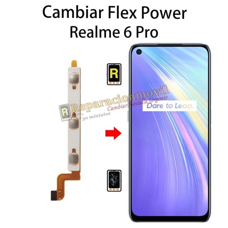 Cambiar Flex Power Realme Realme 6 Pro