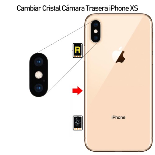 Cambiar Cristal Cámara iPhone XS