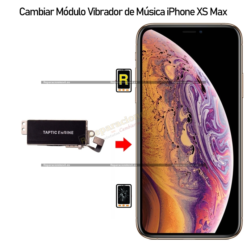 Cambiar Modulo Vibrador iPhone Xs Max