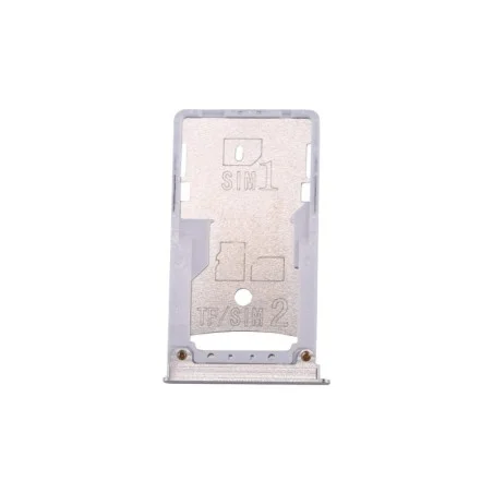 Bandeja Dual SIM Y SD Plateada Para Xiaomi Mi Max