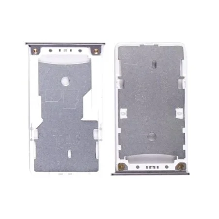 Bandeja SIM Y SD Plateada Para Xiaomi Redmi 4