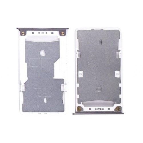 Bandeja SIM Y SD Plateada Para Xiaomi Redmi 4