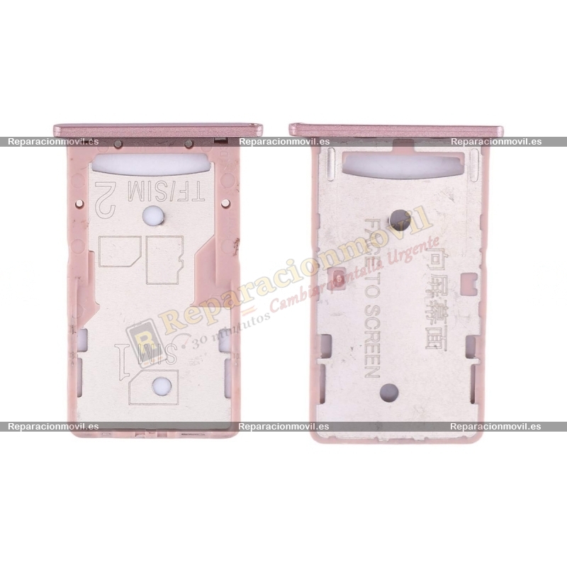 Bandeja Dual SIM/SD Rosa Dorado Para Xiaomi Redmi 4A
