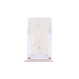 Bandeja Tarjeta De Memoria Micro SD Y SIM Dorado Para Xiaomi Redmi 4X
