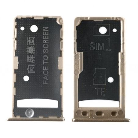 Bandeja Dual SIM/SD Dorada Para Xiaomi Redmi 5A