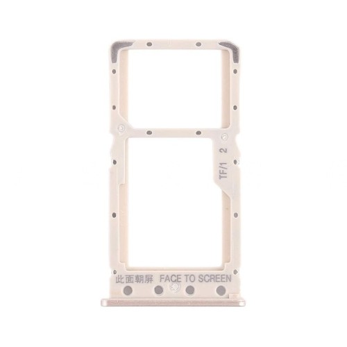 Bandeja Dual SIM/Micro SD Dorada Para Xiaomi Redmi 6