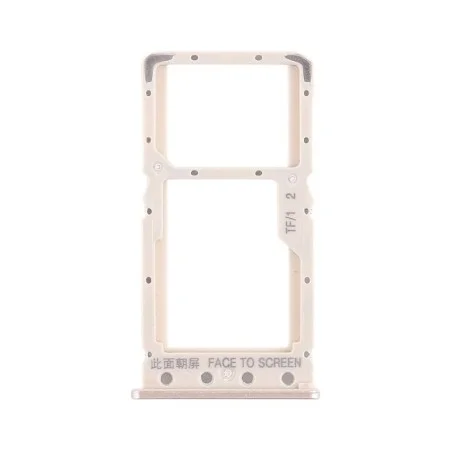 Bandeja Dual SIM/Micro SD Dorada Para Xiaomi Redmi 6A