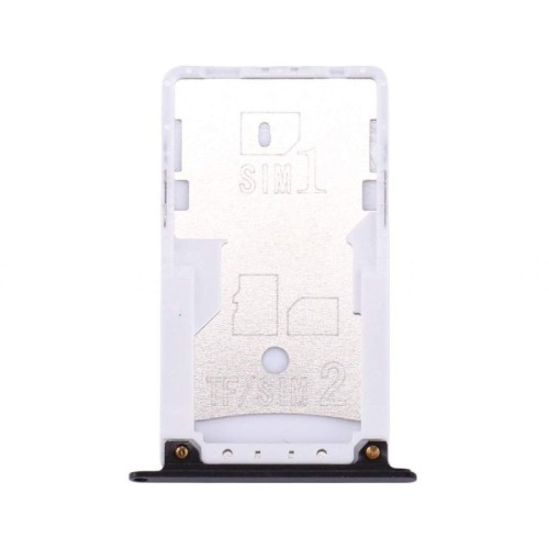 Bandeja Dual SIM/SD Negra Para Xiaomi Redmi Note 4