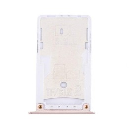 Bandeja Dual SIM/SD Rosa Para Xiaomi Redmi Note 4X