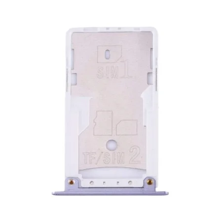 Bandeja Dual SIM/SD Plateada Para Xiaomi Redmi Note 4X