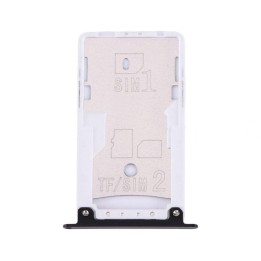 Bandeja Dual SIM/SD Negra Para Xiaomi Redmi Note 4X