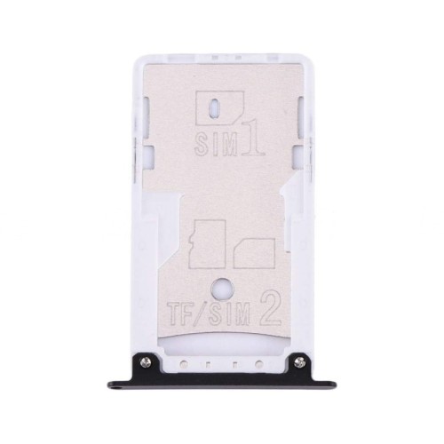 Bandeja Dual SIM/SD Negra Para Xiaomi Redmi Note 4X