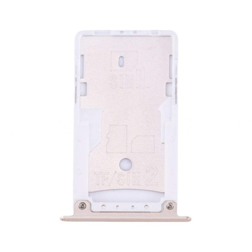 Bandeja Dual SIM/SD Dorada Para Xiaomi Redmi Note 4X